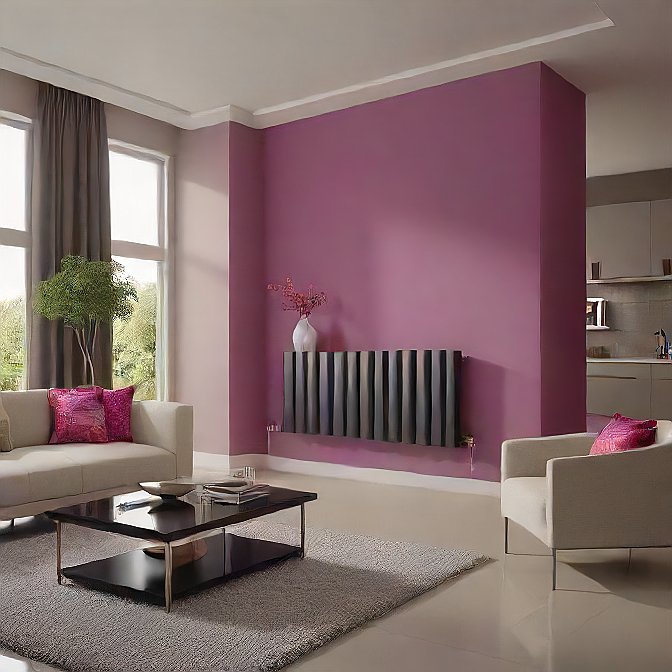 "Best Practices for Vertical Radiators"Modern Radiator in a Contemporary Living room